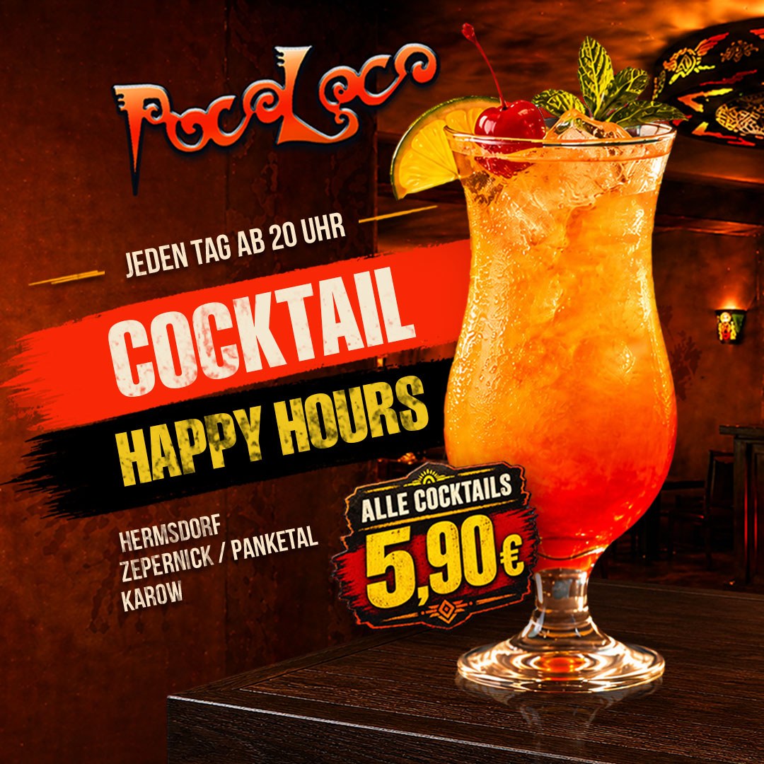 Cocktail Happy Hours bei PocoLoco