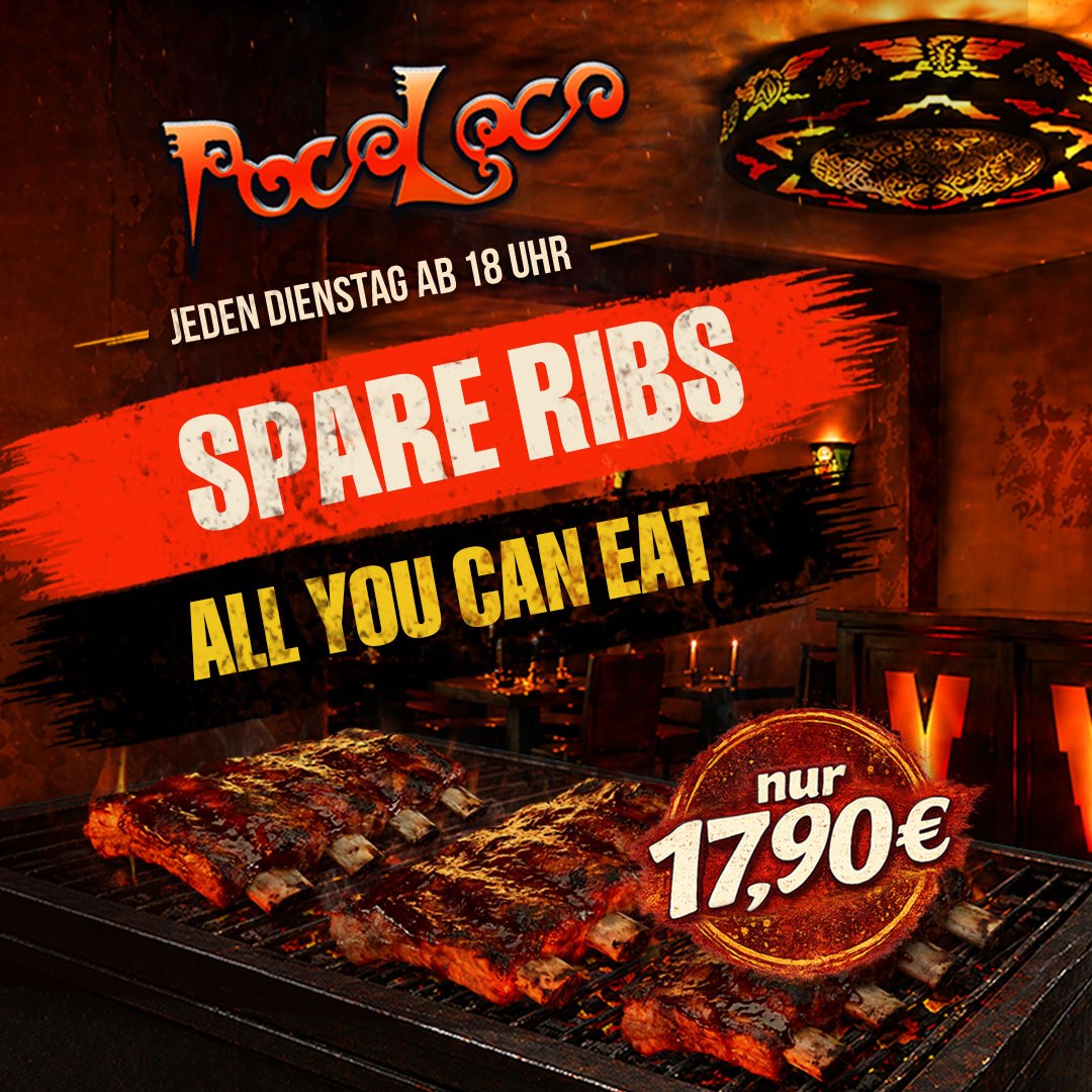 Barbecue Rippchen All You Can Eat im PocoLoco Hermsdorf